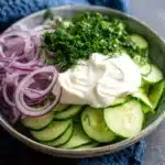 Creamy Cucumber Salad Recipe