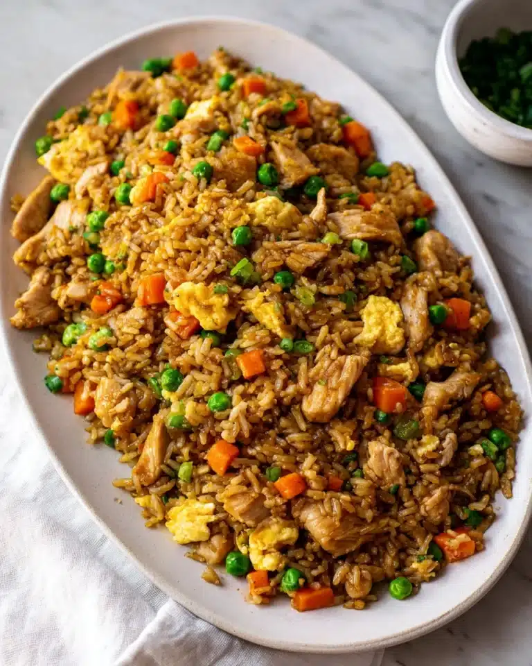 Quick & Easy Chinese Chicken Fried Rice Recipe