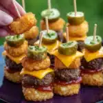 TATER TOT MINI CHEESEBURGER BITES