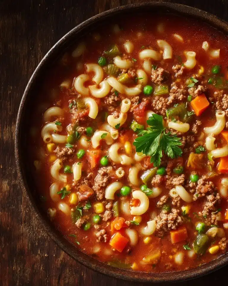 Hamburger Soup Recipe
