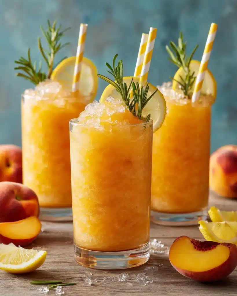Peach Lemonade Slush Recipe
