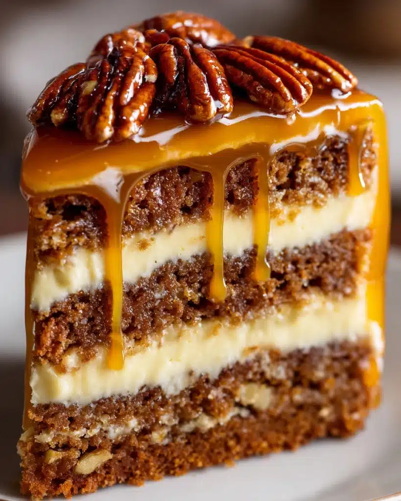Crème Brûlée Caramel Pecan Cake Recipe