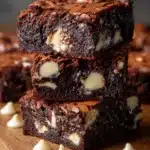 These Triple Chocolate Brownies deliver an intense chocolate experience that’s impossible to resist Recipe