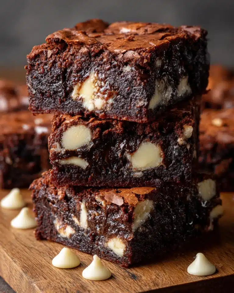 These Triple Chocolate Brownies deliver an intense chocolate experience that’s impossible to resist Recipe