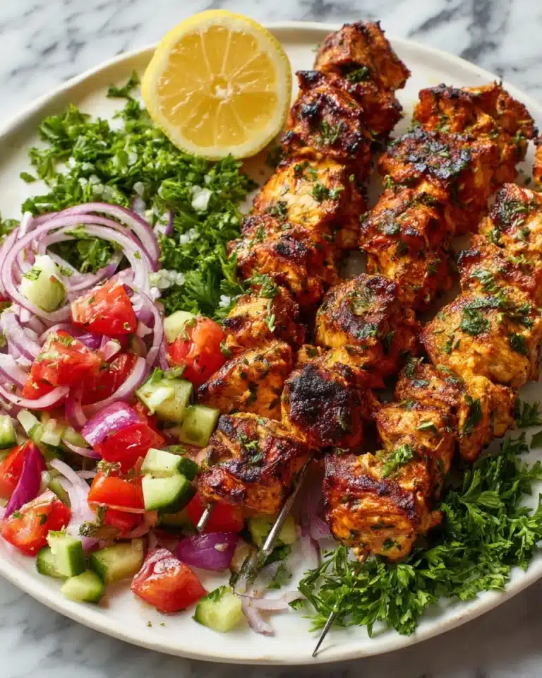Traditional Greek Chicken Souvlaki Recipe
