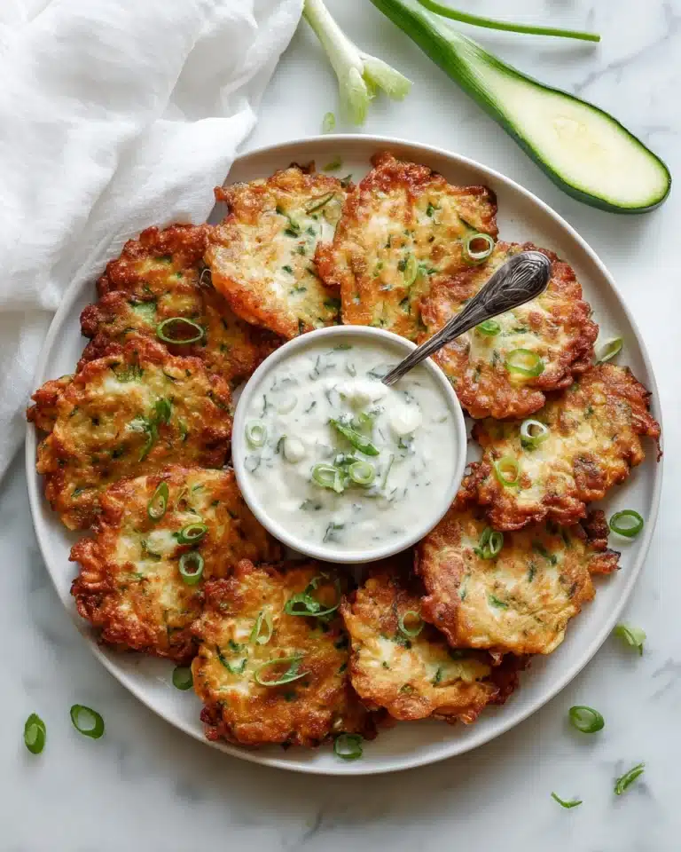Kolokithokeftedes (Greek Zucchini Fritters) Recipe