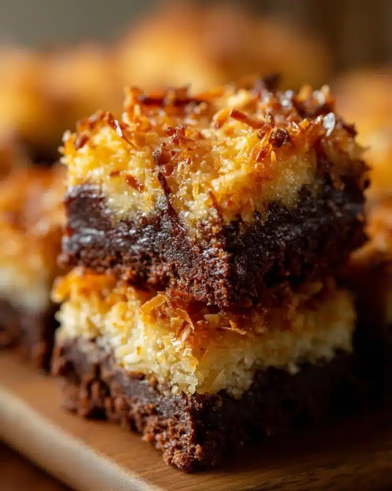 German Chocolate Brownies Recipe