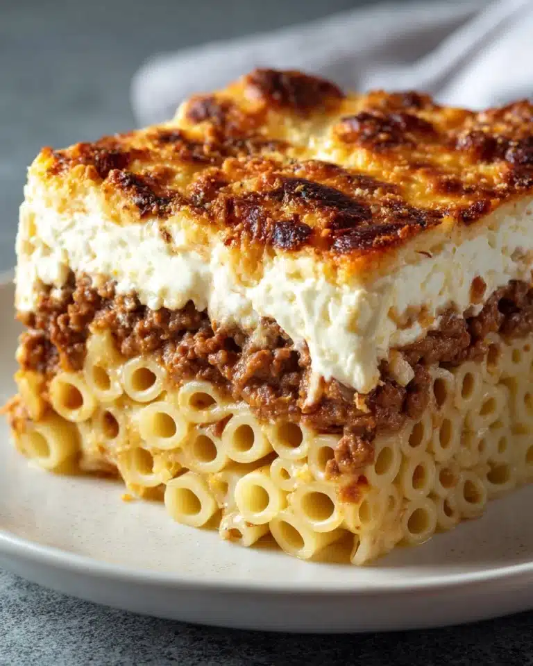 Greek Pastitsio Recipe (Authentic Greek Lasagna) Recipe