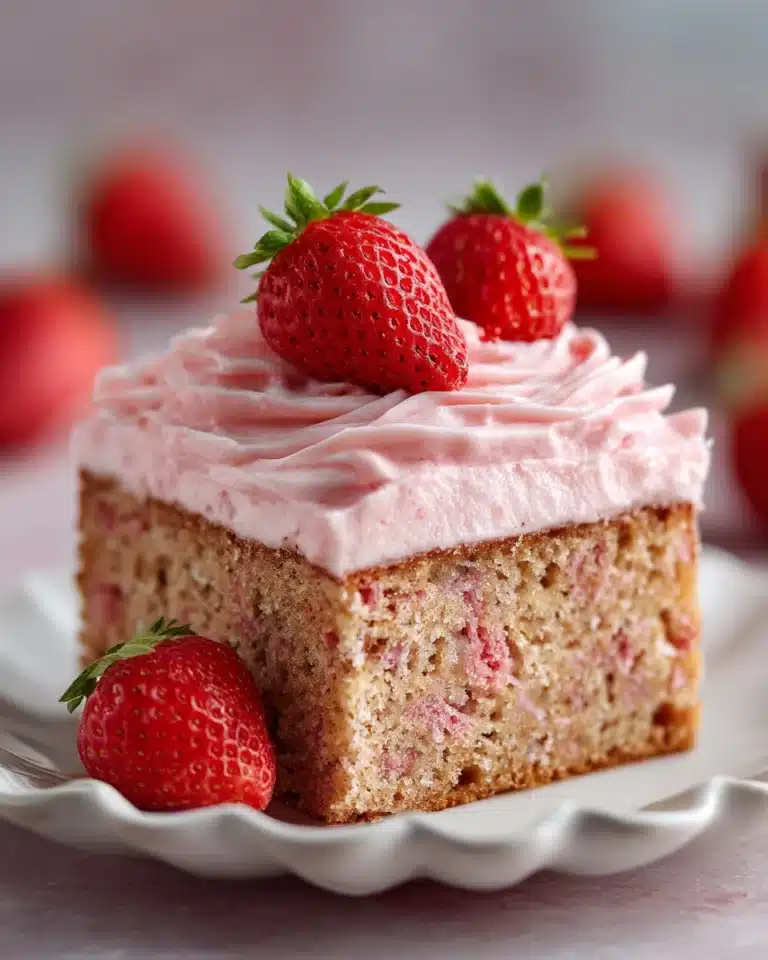 Fresh Strawberry Sheet Cake Recipe