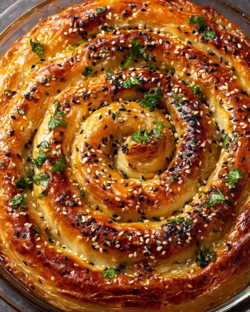 Flaky Spanakopita Spiral Recipe