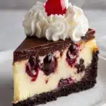 Homemade Chocolate Cherry Cheesecake Recipe