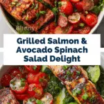 Grilled Salmon Salad with Avocado Recipe