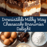 These Milky Way Caramel Cheesecake Brownies are the perfect fusion of three beloved desserts in one incredible bite Recipe