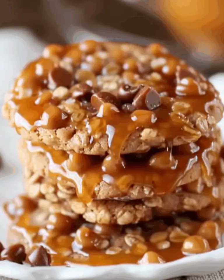 Irresistible No-Bake Salted Caramel Cookies