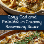 Cod & Potatoes in rosemary cream sauce Recipe