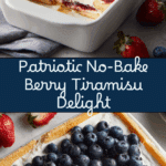 and blue no-bake dessert Recipe