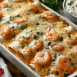 Shrimp Enchiladas with Cream Sauce
