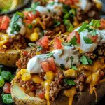 Taco Loaded Baked Potatoes