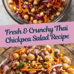 Crunchy Thai Chickpea Salad Recipe