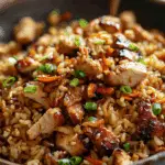 Easy Japanese BBQ Chicken Fried Rice