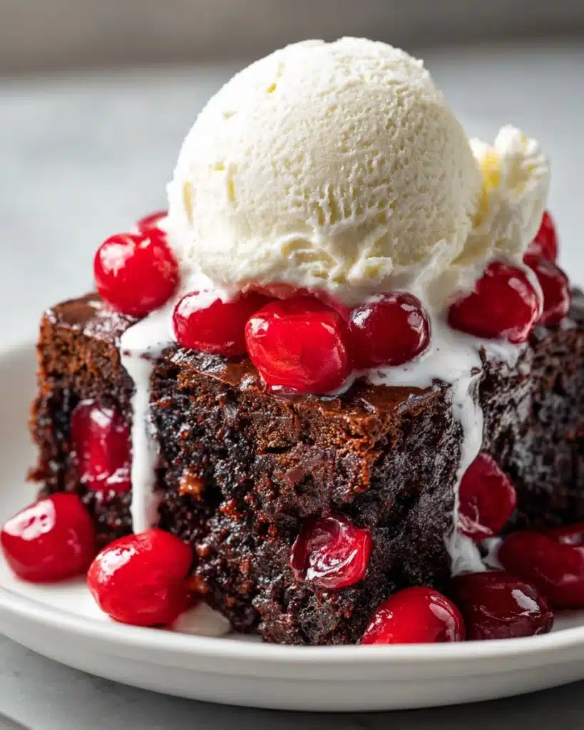 Chocolate Cherry Dump Cake Recipe