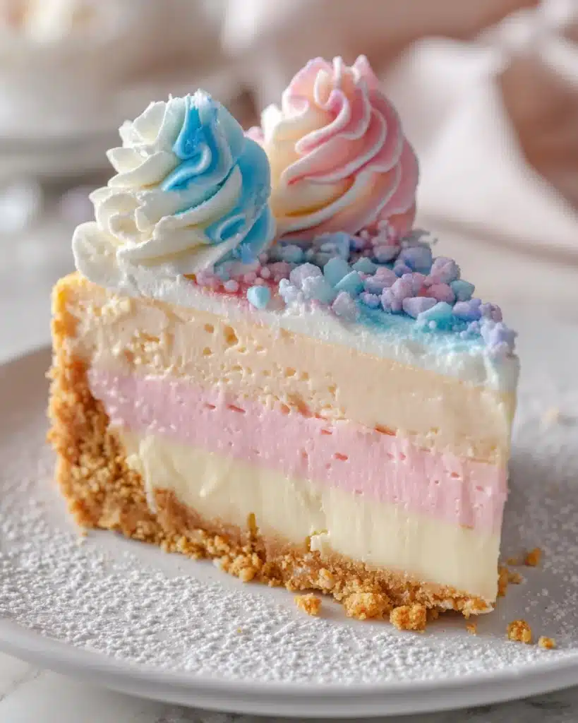 Cotton Candy Cheesecake Dessert Recipe