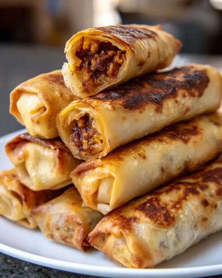 Ground Beef Egg Rolls Recipe
