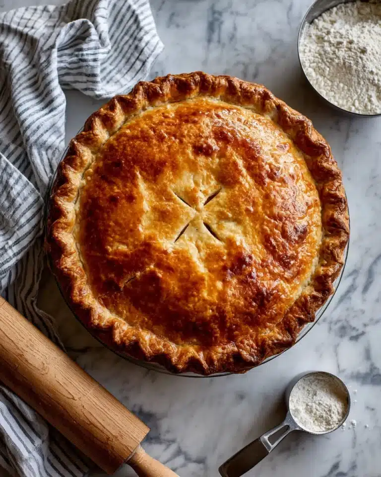 Easy 3-Ingredient Pie Crust Recipe