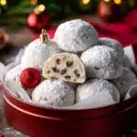 Cranberry Orange Snowball Cookies Recipe