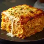 Baked Cream Cheese Spaghetti Casserole Recipe