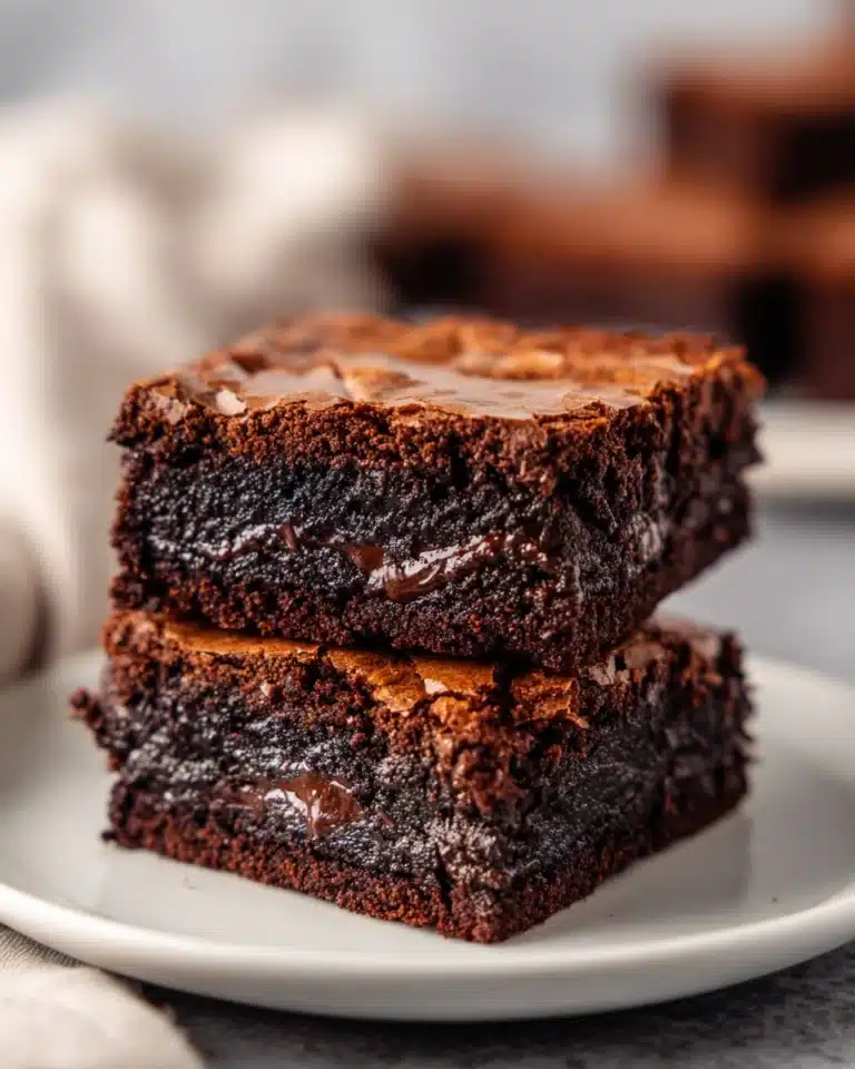 Super Easy Fudge Brownie Recipe