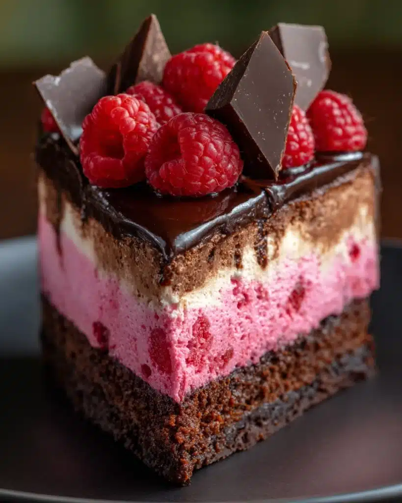 Chocolate Raspberry Mousse Cake Recipe