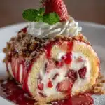 Strawberry Shortcake Cheesecake Rolls Recipe