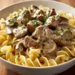 Creamy Beef Stroganoff Recipe