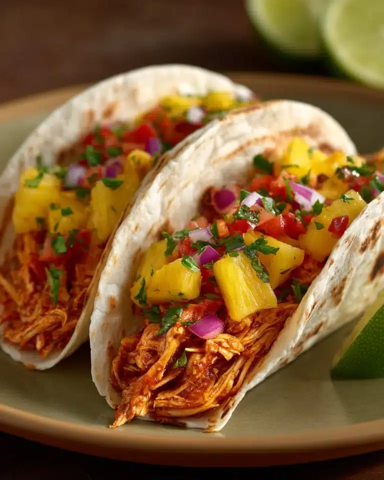 Pineapple Chicken Tacos Recipe