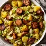 {20 Minute} Kielbasa Cabbage Potato Skillet Recipe