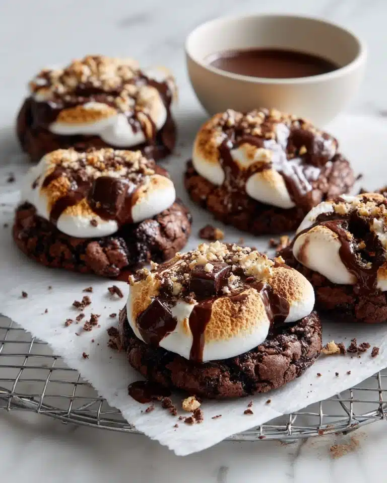 Chocolate Marshmallow Cookies Recipe