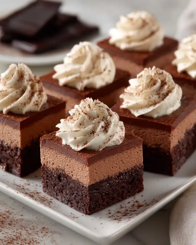 Espresso Mascarpone Ricotta Brownies Recipe