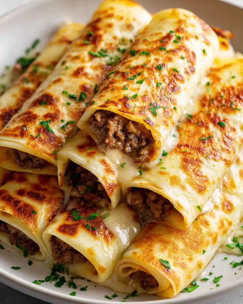 Delicious Keto Philly Cheesesteak Roll Ups Recipe