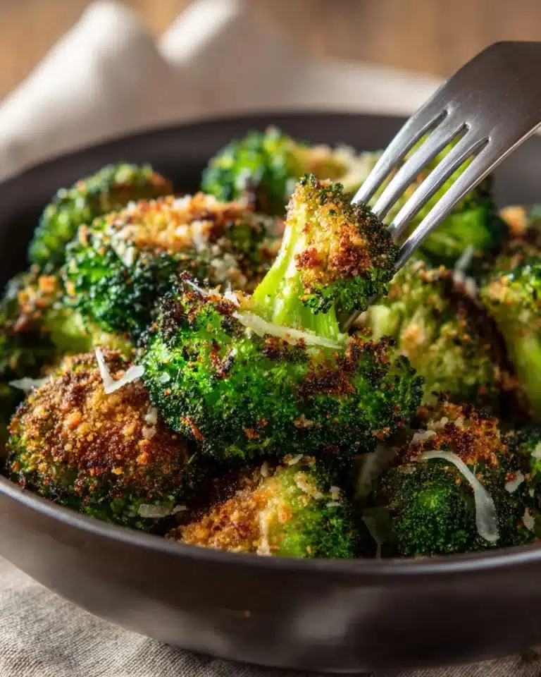 Parmesan Roasted Broccoli Recipe