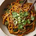 Saucy Gochujang Noodles with Chicken Recipe