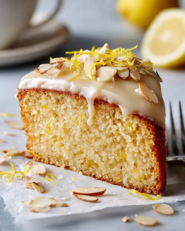 Delightfully Zesty Flourless Lemon Almond Cake Recipe