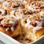 Peach Cobbler Cinnamon Rolls Recipe
