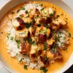 Creamy Smothered Chicken with Rice Recipe