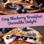 Blueberry Breakfast Quesadilla Recipe