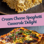 Baked Cream Cheese Spaghetti Casserole Recipe