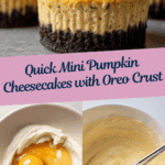 Mini Pumpkin Cheesecakes Recipe