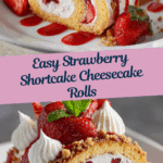 Strawberry Shortcake Cheesecake Rolls Recipe