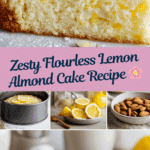 Delightfully Zesty Flourless Lemon Almond Cake Recipe