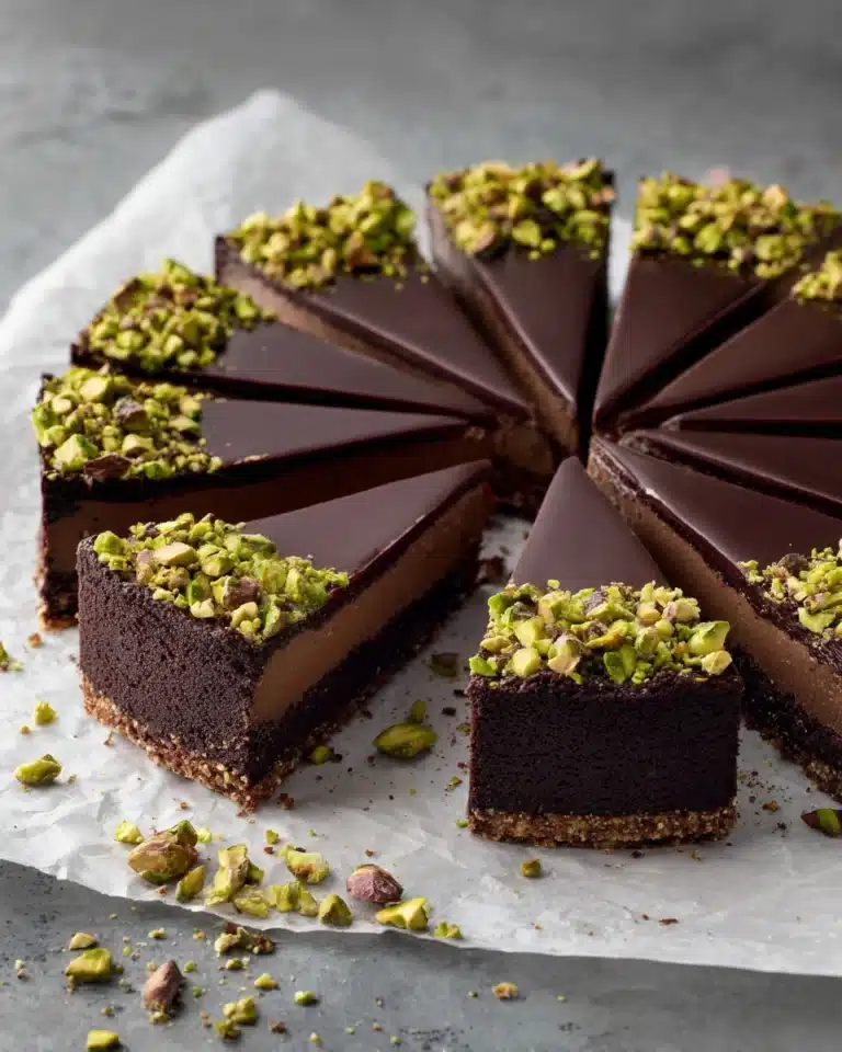 No-bake chocolate pistachio cake Recipe 12 No-bake chocolate pistachio cake Recipe